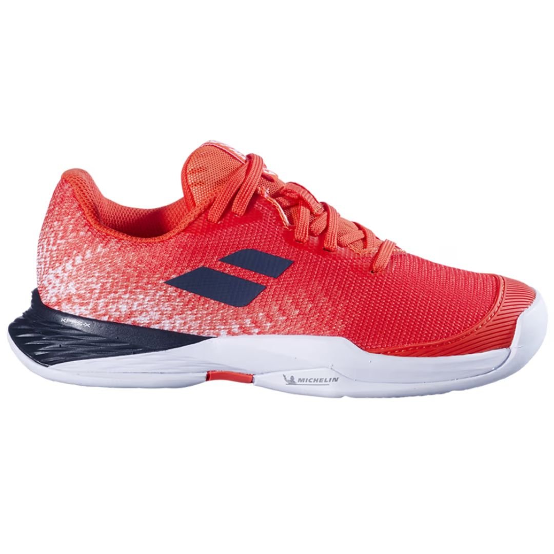 Tênis Babolat Jet Mach 3 Clay Junior - Vermelho/Roxo - LOJA DE ESPORTE