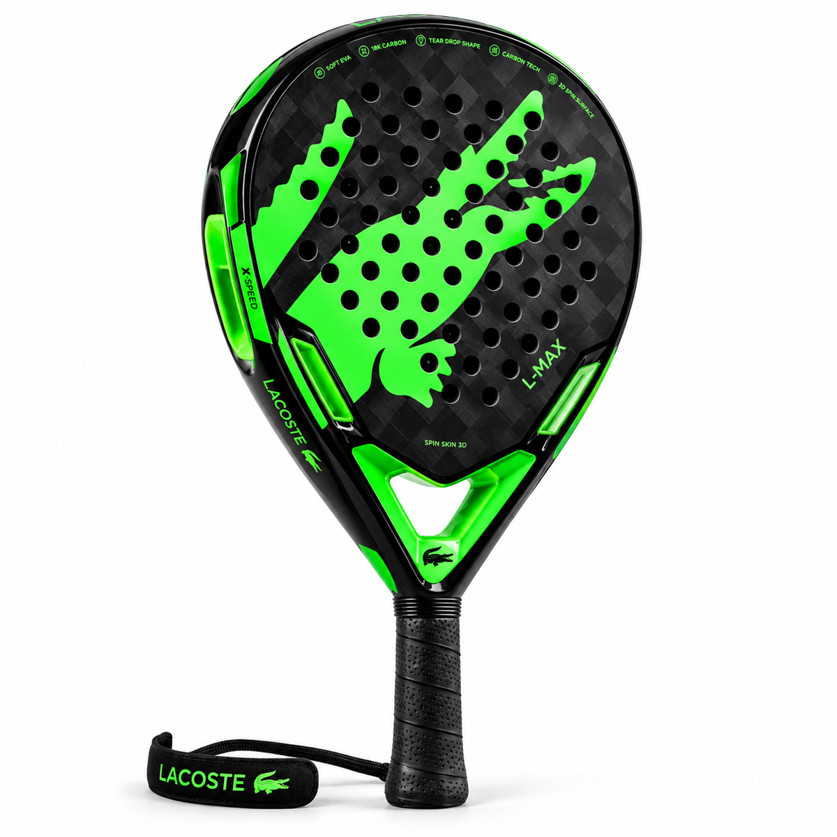 Raqueta de Pádel Lacoste L-MAX Carbono 18K