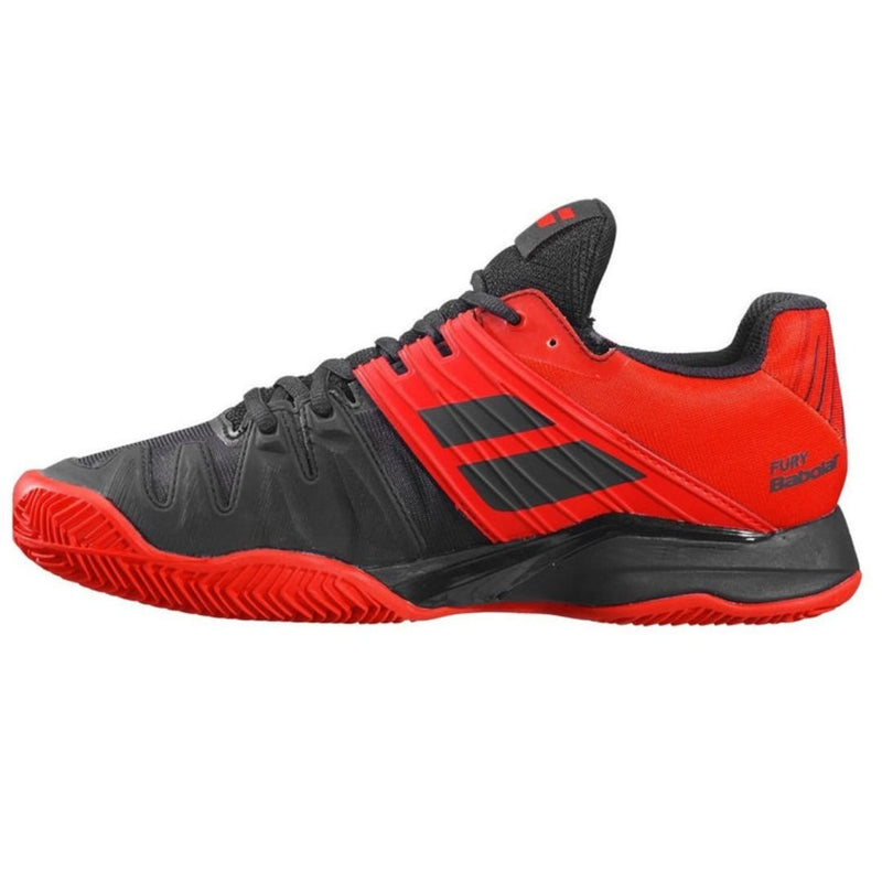 Calzado de Tennis Babolat Propulse Fury Clay Men Negro/Tomate - Racquet Online