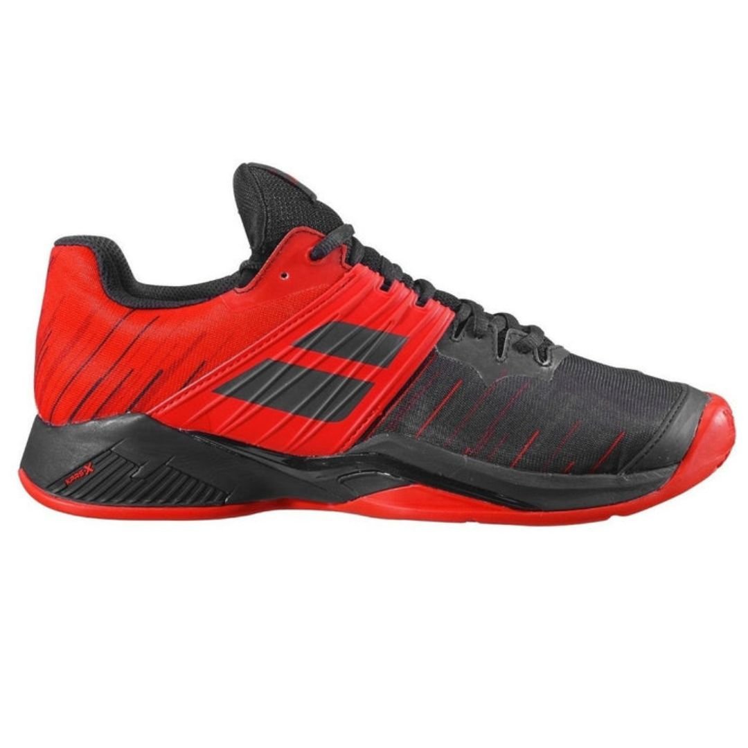 Calzado de Tennis Babolat Propulse Fury Clay Men Negro/Tomate - Racquet Online