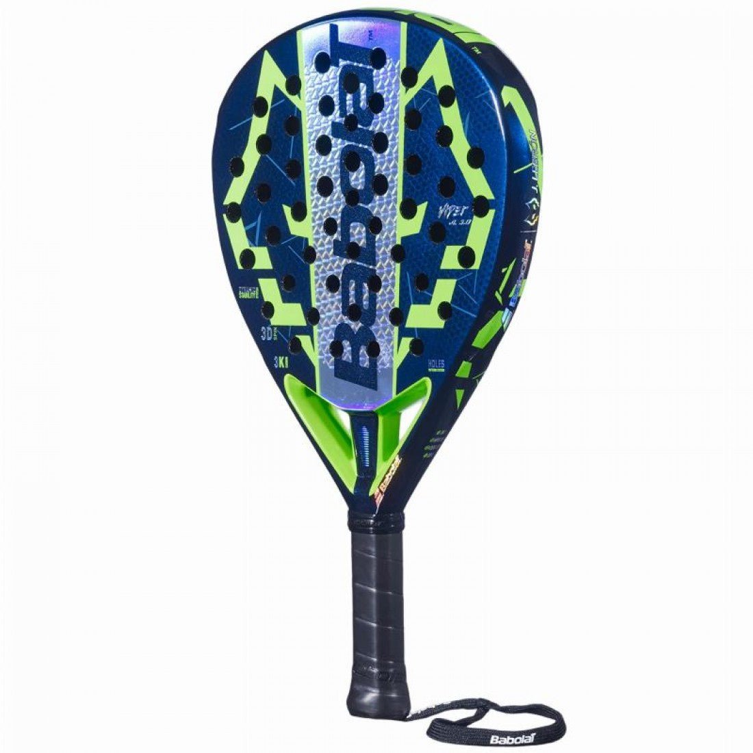 Raqueta de Padel Babolat Viper Juan Lebrón 3.0 Azul - Racquet Online