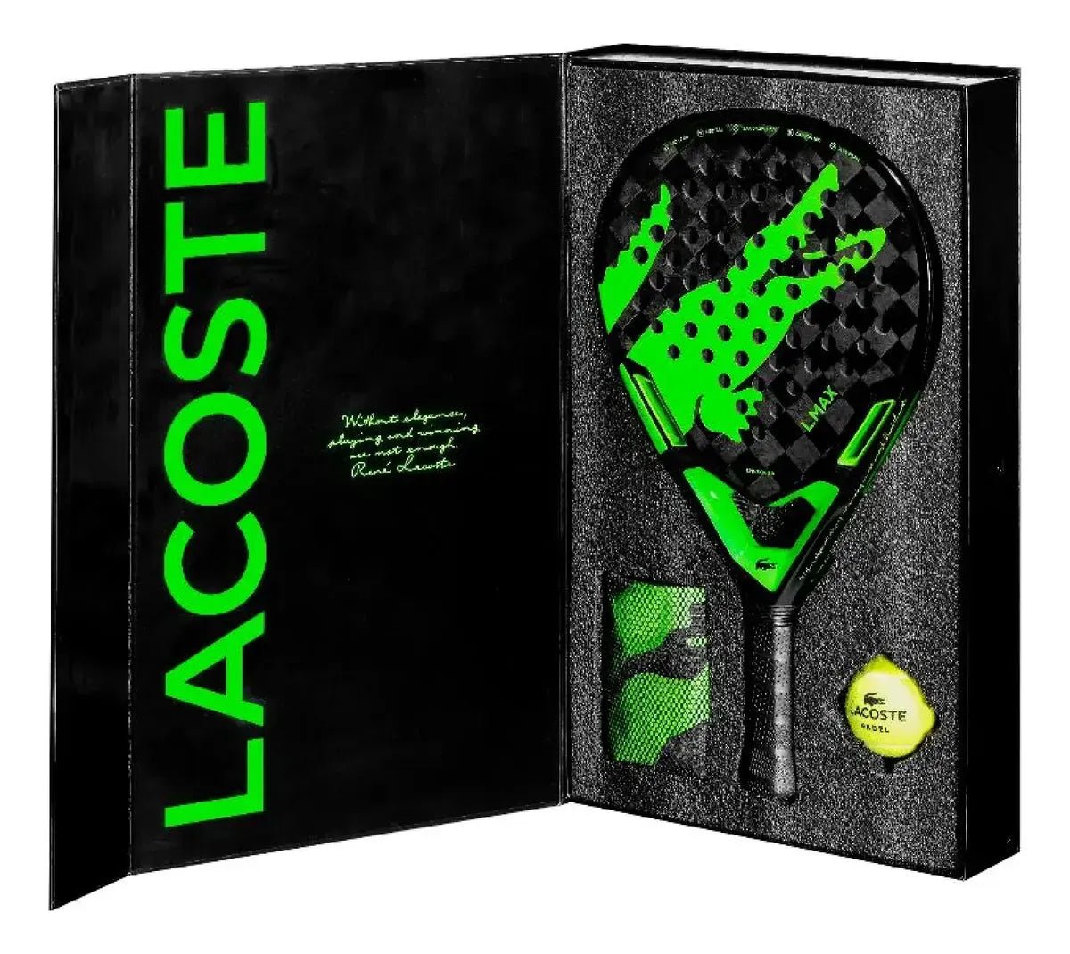 Raqueta de Pádel Lacoste L-MAX Carbono 18K - Racquet Online