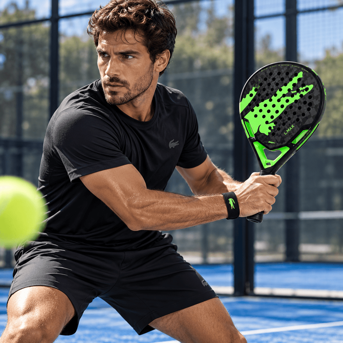 Raqueta de Pádel Lacoste L-MAX Carbono 18K - Racquet Online