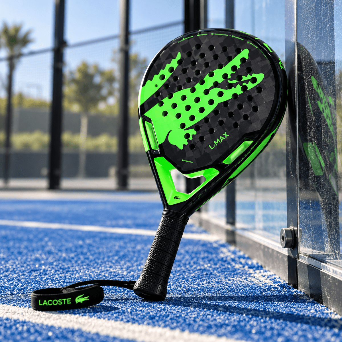 Raqueta de Pádel Lacoste L-MAX Carbono 18K - Racquet Online