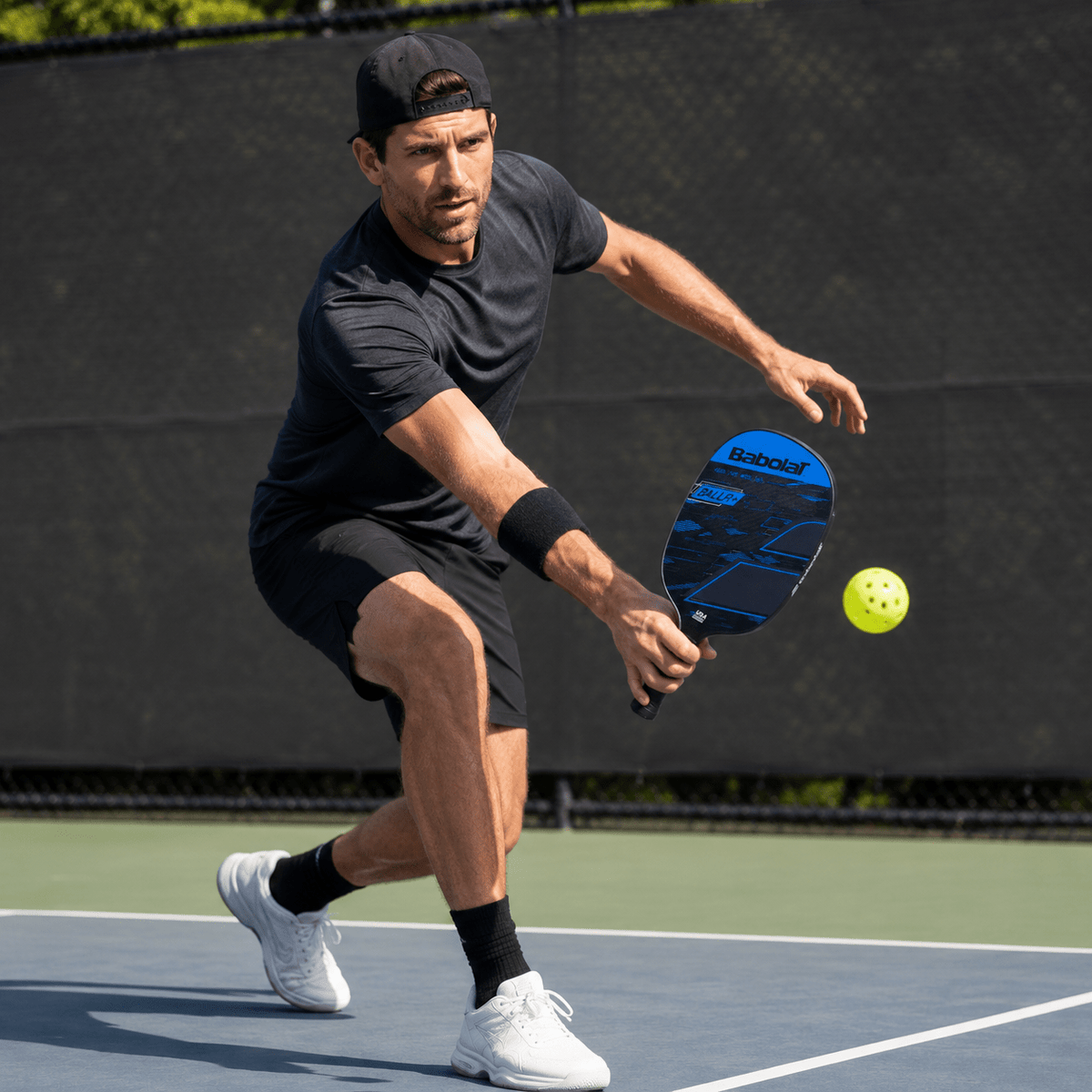 Raqueta de Pickleball Babolat BALLR + Negro/Azul - Racquet Online
