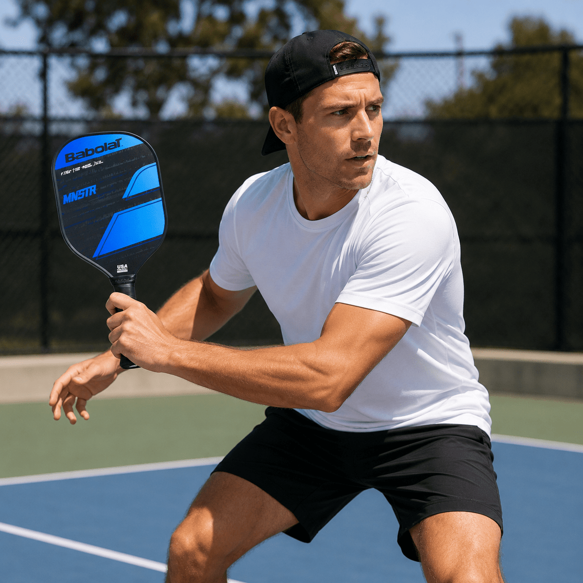 Raqueta de Pickleball Babolat MNSTR Negro/Azul - Racquet Online