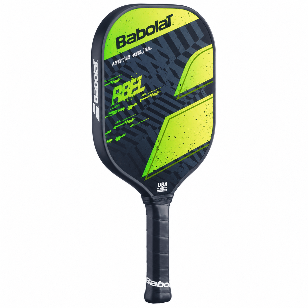Raqueta de Pickleball Babolat RBEL Negro/Verde/Amarillo - Racquet Online