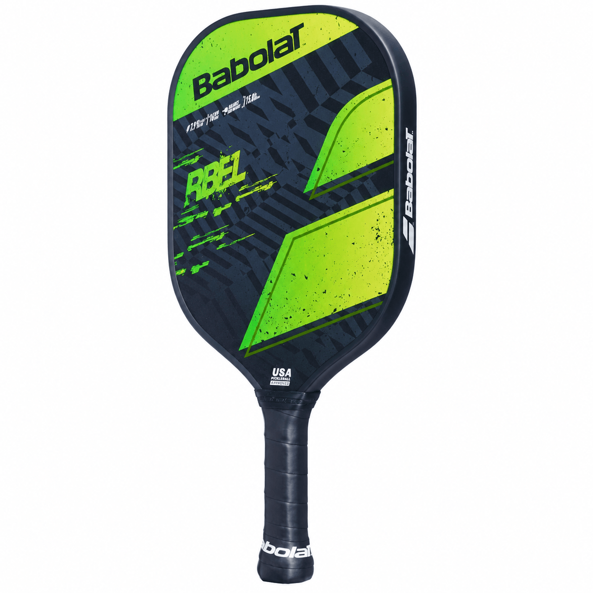 Raqueta de Pickleball Babolat RBEL Negro/Verde/Amarillo - Racquet Online