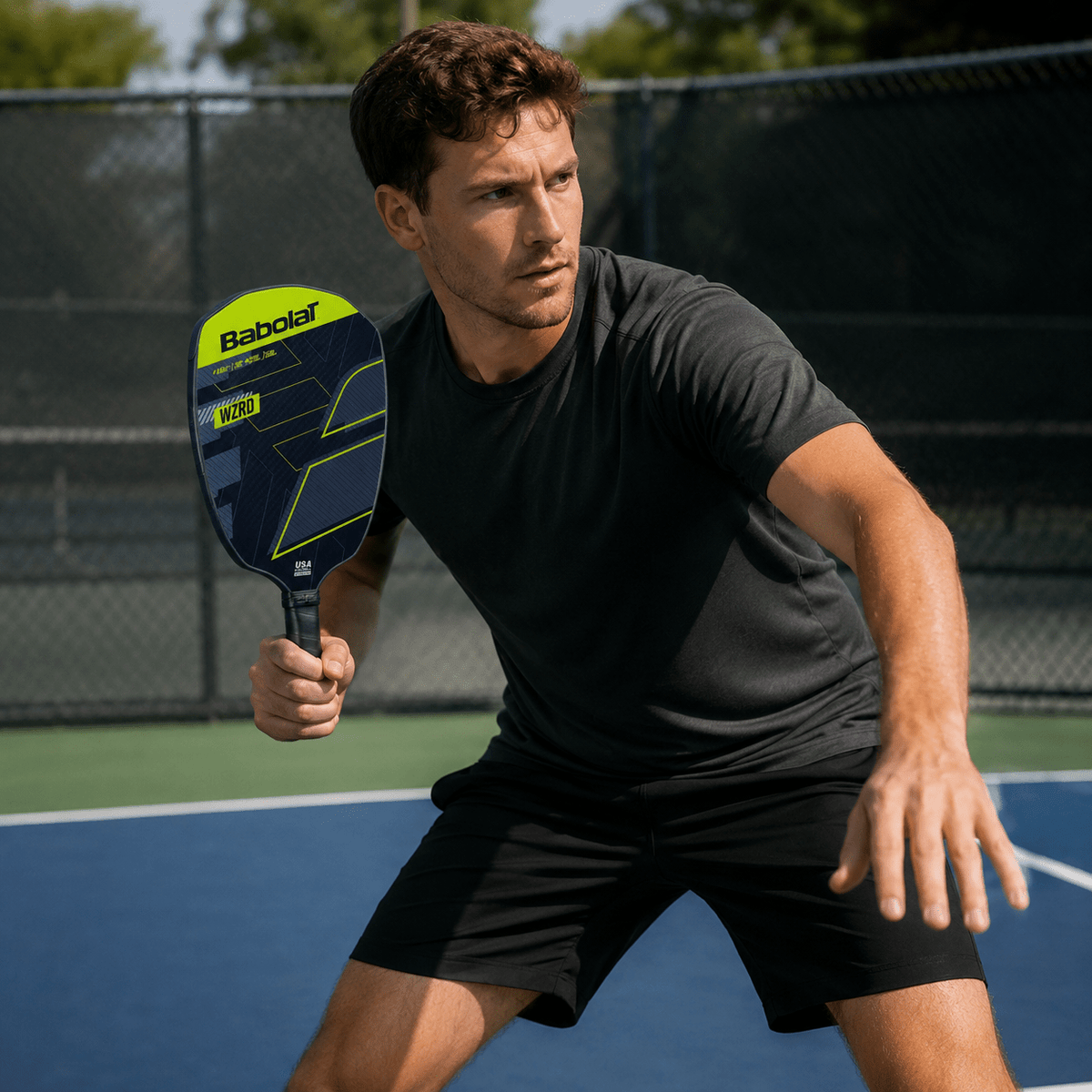 Raqueta de Pickleball Babolat WZRD Negro/Verde - Racquet Online