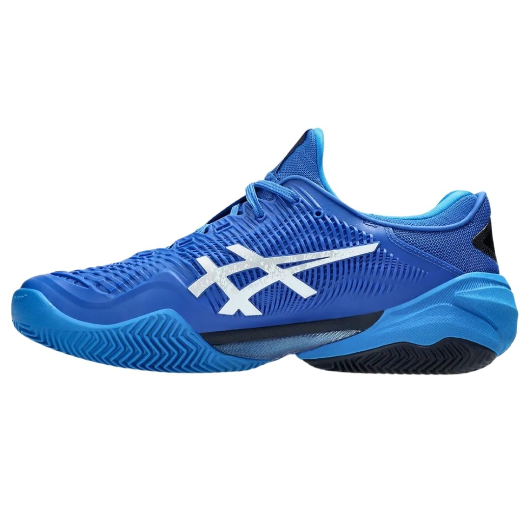 Tenis Asics Court FF 3 Novak Clay Tuna Blue/Pure Silver - Racquet Online