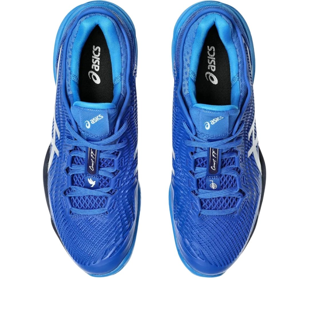 Tenis Asics Court FF 3 Novak Clay Tuna Blue/Pure Silver - Racquet Online
