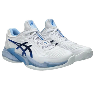 Tenis Asics Court FF 3 Novak Clay White/Tuna Blue - Racquet Online