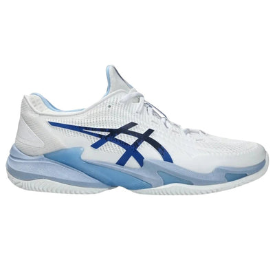 Tenis Asics Court FF 3 Novak Clay White/Tuna Blue - Racquet Online