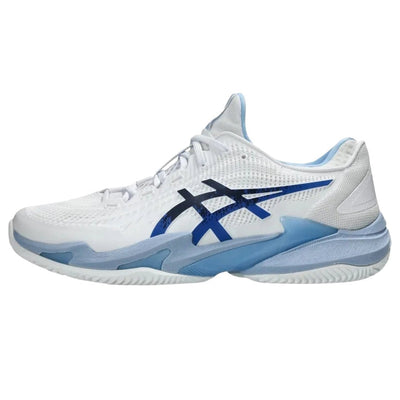 Tenis Asics Court FF 3 Novak Clay White/Tuna Blue - Racquet Online