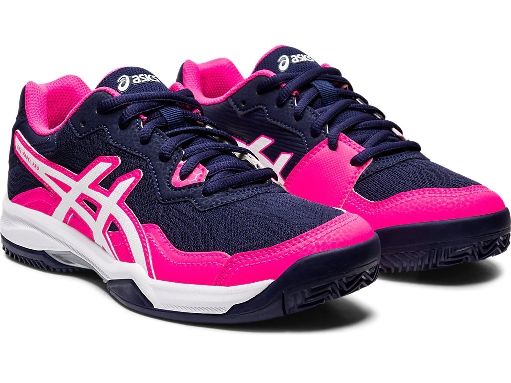 Asics Gel-Padel Pro 4 Dama Marino/Rosa - Racquet Online