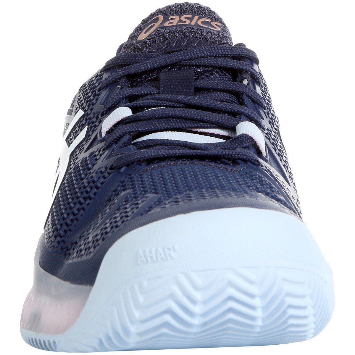 Asics Gel-Resolution 8 Clay Dama Marino/Blanco - Racquet Online