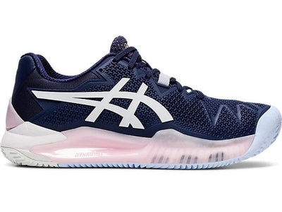 Asics Gel-Resolution 8 Clay Dama Marino/Blanco - Racquet Online