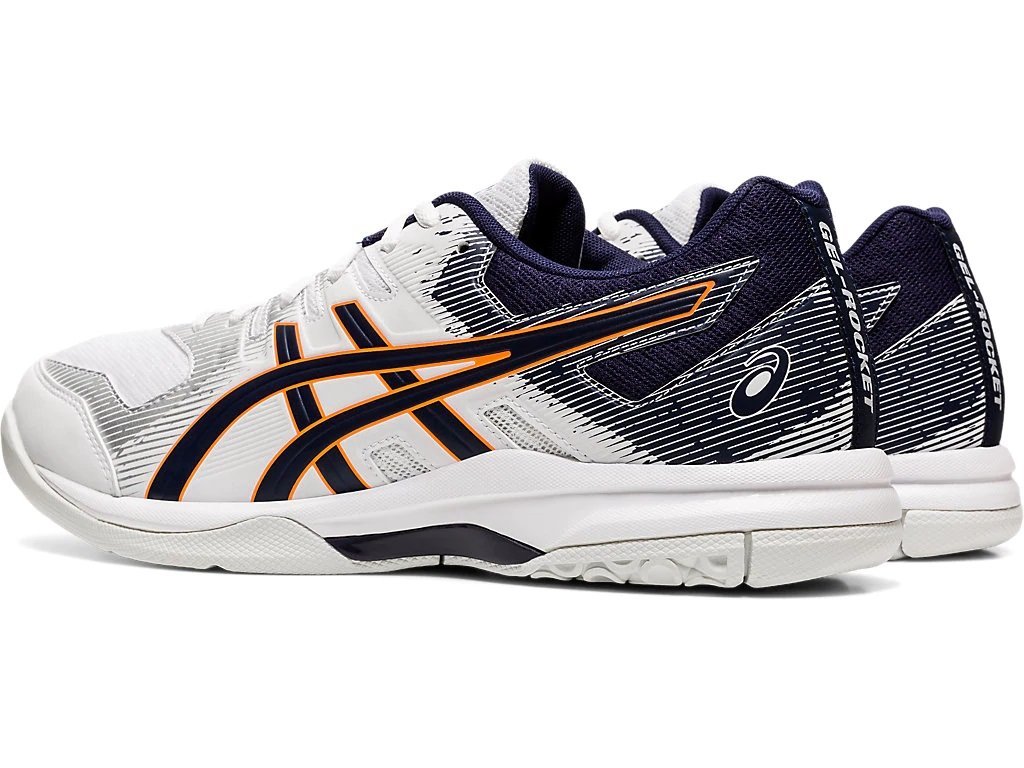 Asics Gel-Rocket 9 Blanco/Azul - Racquet Online