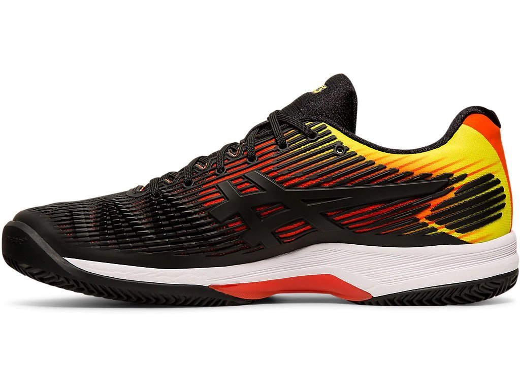 Asics Gel Solution Speed FF Clay Negro/Naranja - Racquet Online