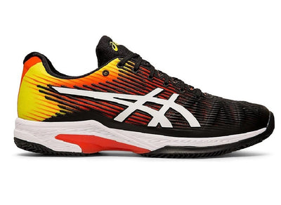 Asics Gel Solution Speed FF Clay Negro/Naranja - Racquet Online