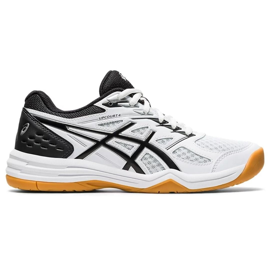 Calzado Asics UpCourt 4 White/Black - Racquet Online
