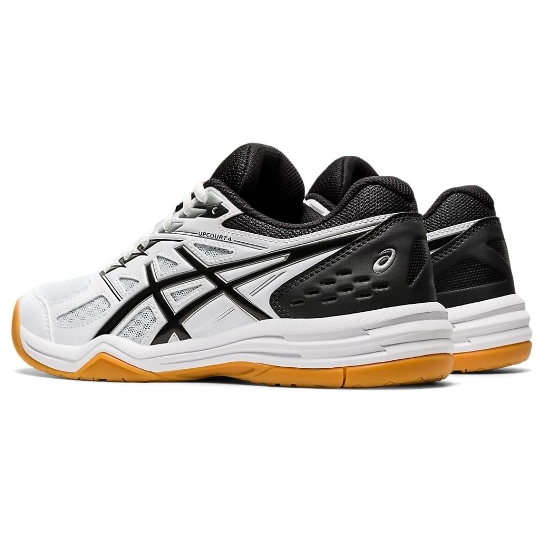 Calzado Asics UpCourt 4 White/Black - Racquet Online