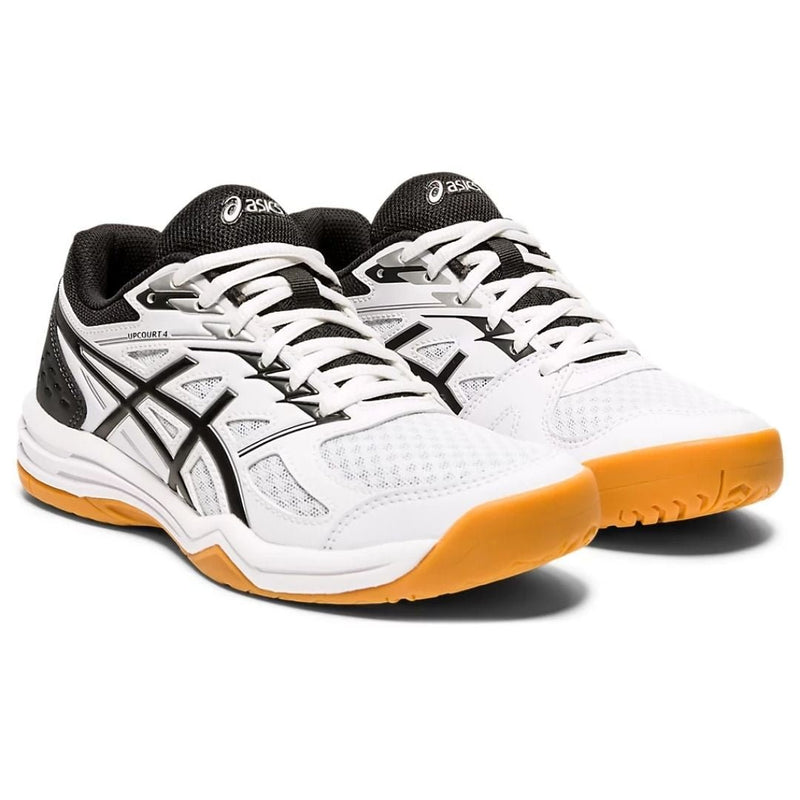 Calzado Asics UpCourt 4 White/Black - Racquet Online