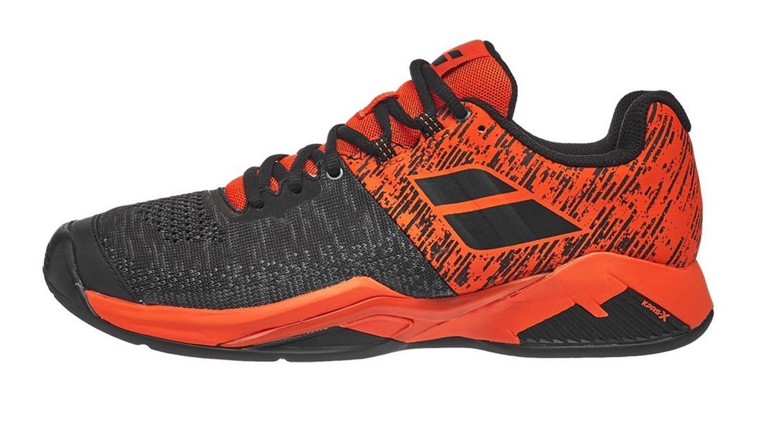 Calzado Babolat Propulse Blast Clay Men Negro/Amapola de Oro - Racquet Online