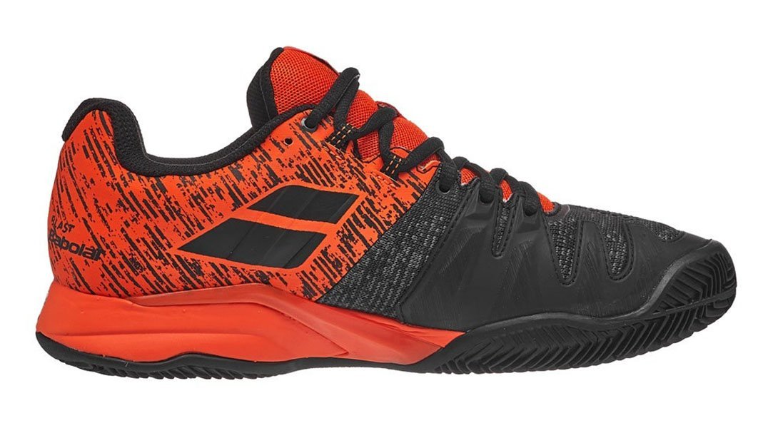Calzado Babolat Propulse Blast Clay Men Negro/Amapola de Oro - Racquet Online