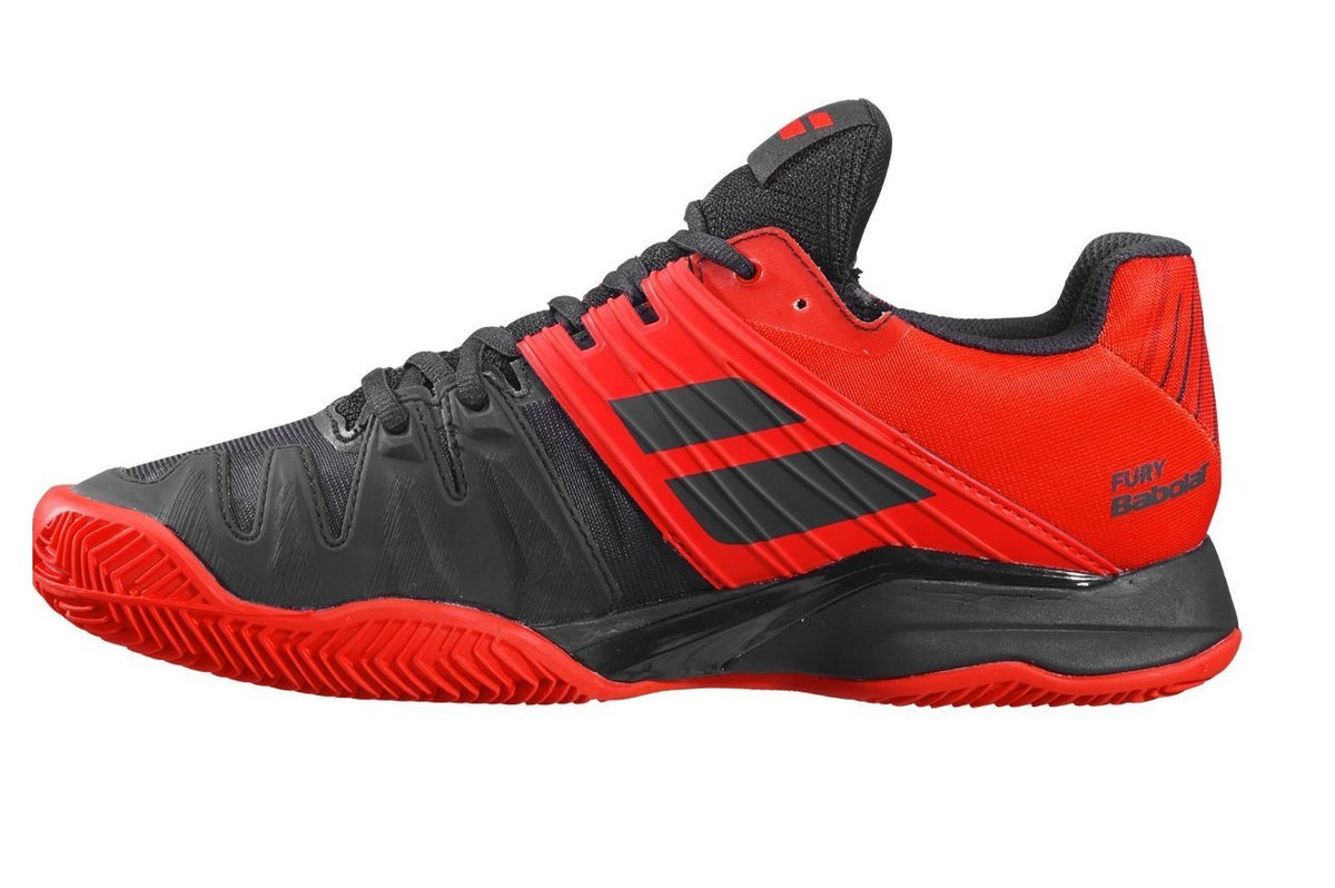 Calzado Babolat Propulse Fury Clay Men Negro/Tomate - Racquet Online