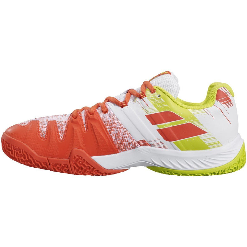 Calzado De Padel Babolat Movea Blanco Naranja - Racquet Online