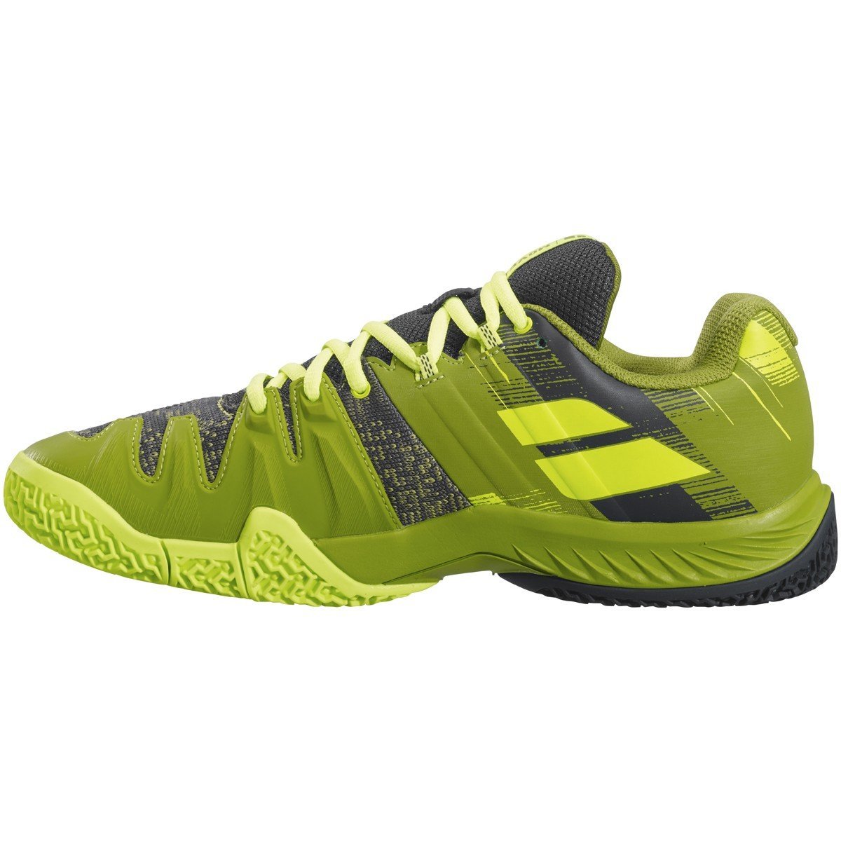 Calzado De Padel Babolat Movea Verde Amarillo Fluo - Racquet Online