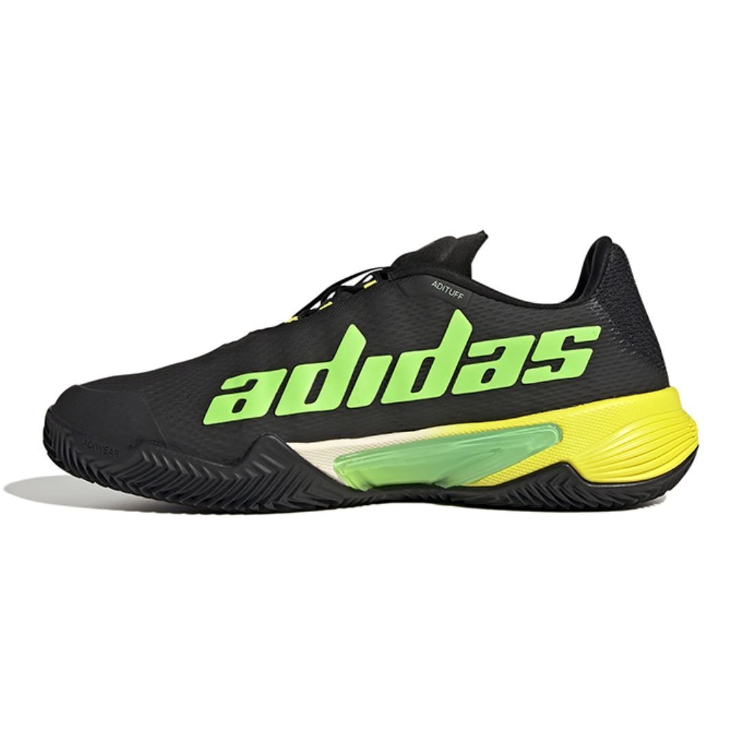 Calzado de Tennis Adidas Barricade Negro/Verde - Racquet Online