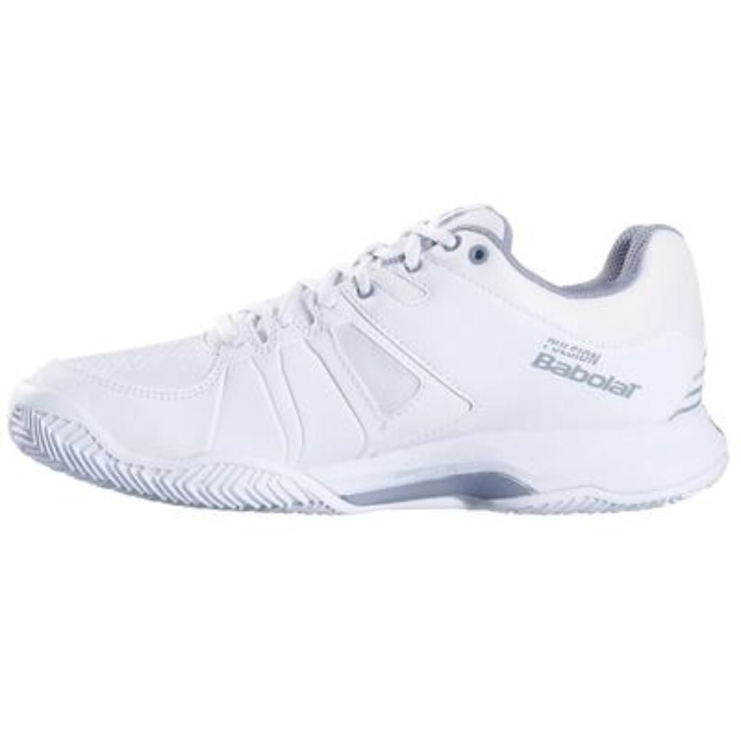 Calzado de Tennis Babolat Cud Pulsion Clay Men White/Grey - Racquet Online