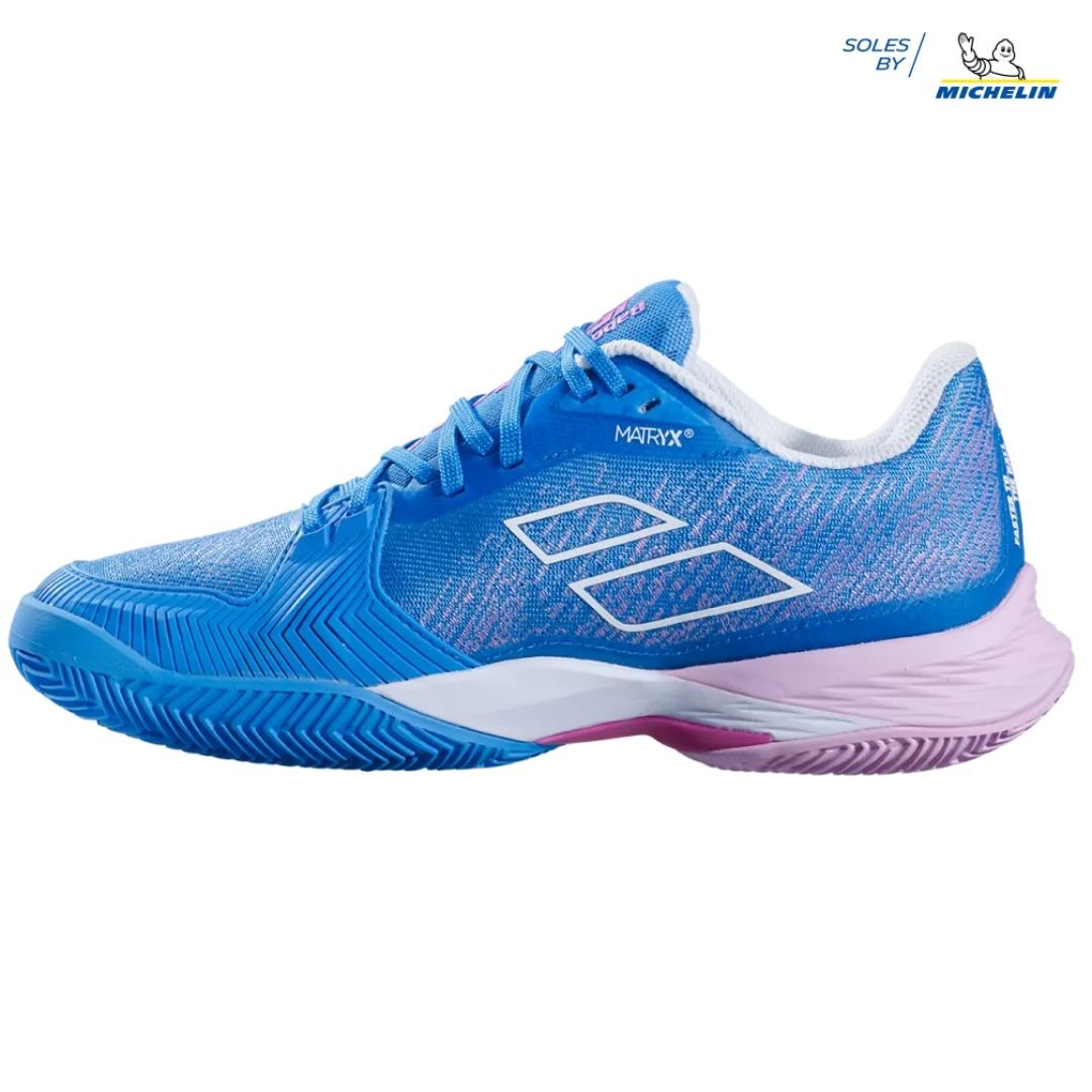 Calzado De Tennis Babolat Jet Mach 3 Clay Women Azul Frances - Racquet Online