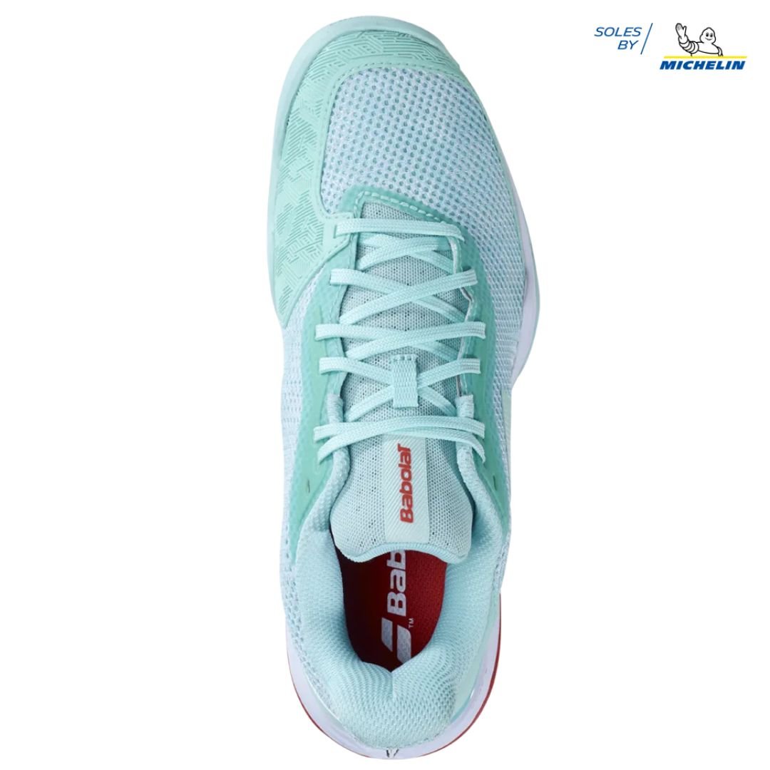 Calzado De Tennis Babolat Jet Tere Clay Yuca/Blanco - Racquet Online