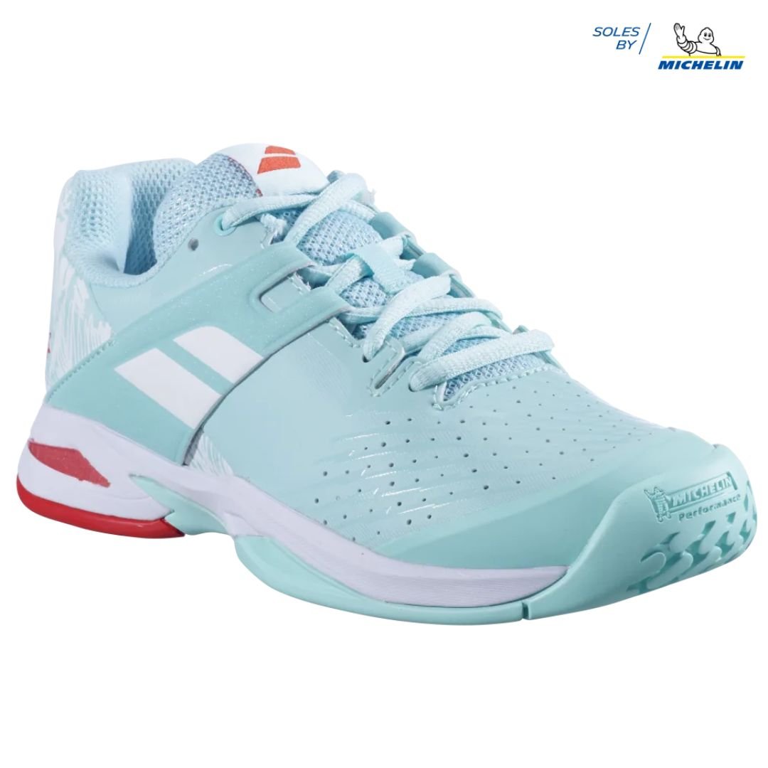 Calzado De Tennis Babolat Propulse All Court Junior Yuca/Blanco - Racquet Online