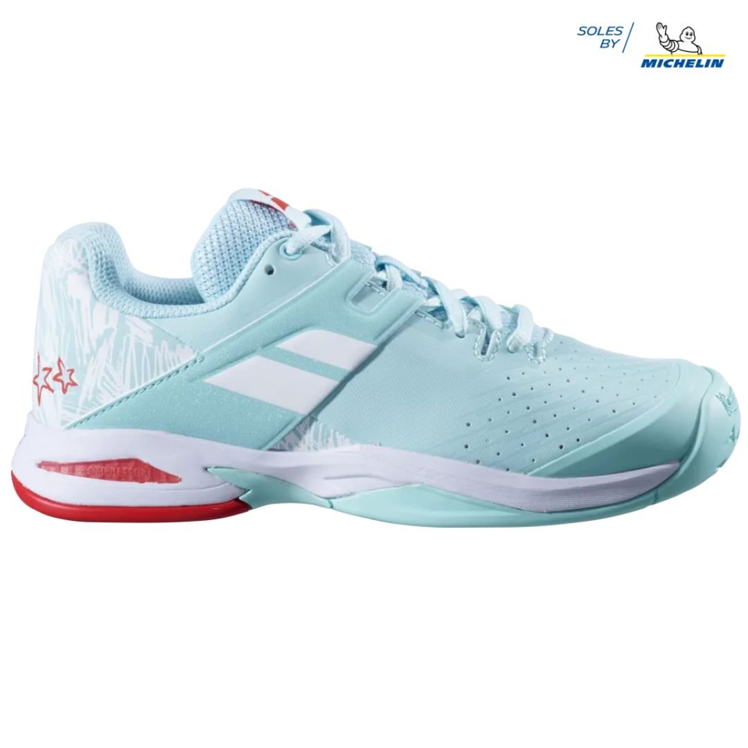 Calzado De Tennis Babolat Propulse All Court Junior Yuca/Blanco - Racquet Online