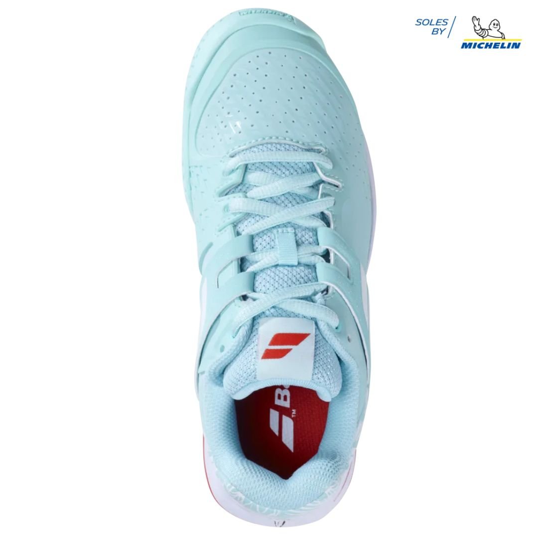 Calzado De Tennis Babolat Propulse All Court Junior Yuca/Blanco - Racquet Online