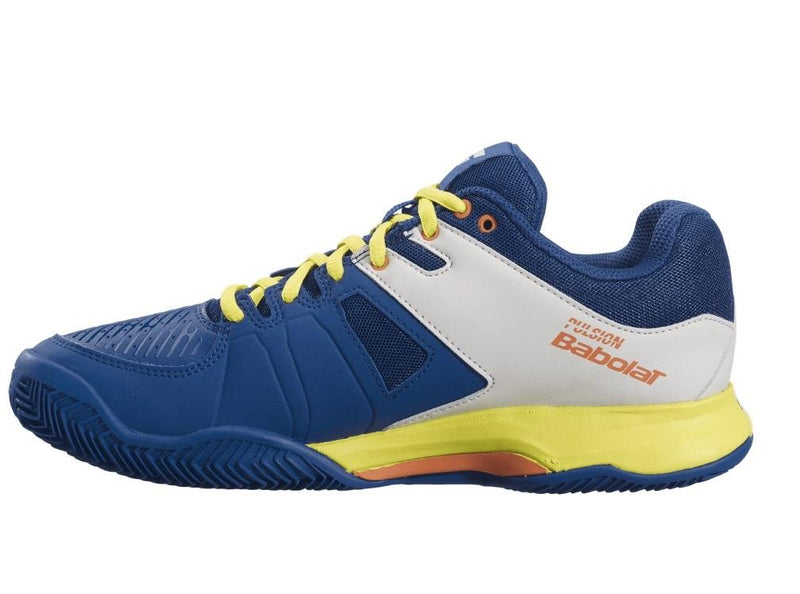 Calzado De Tennis Babolat Pulsion Clay Azul/Amarillo - Racquet Online