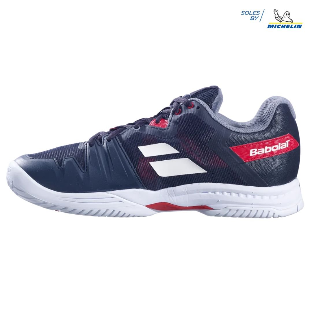Calzado de Tennis Babolat SFX3 All Court Men Negro/Rojo Puppy - Racquet Online