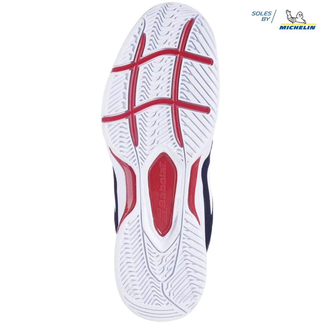 Calzado de Tennis Babolat SFX3 All Court Men Negro/Rojo Puppy - Racquet Online