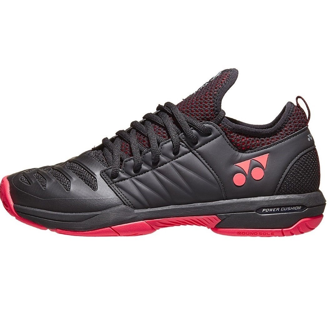 Calzado De Tennis Yonex Fusion Rev 3 Negro/Rojo - Racquet Online