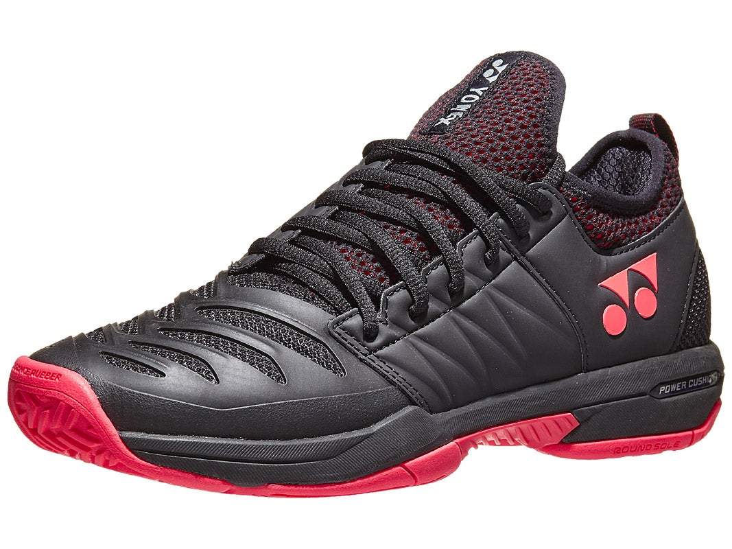Calzado De Tennis Yonex Fusion Rev 3 Negro/Rojo - Racquet Online