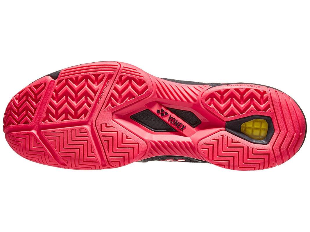 Calzado De Tennis Yonex Fusion Rev 3 Negro/Rojo - Racquet Online