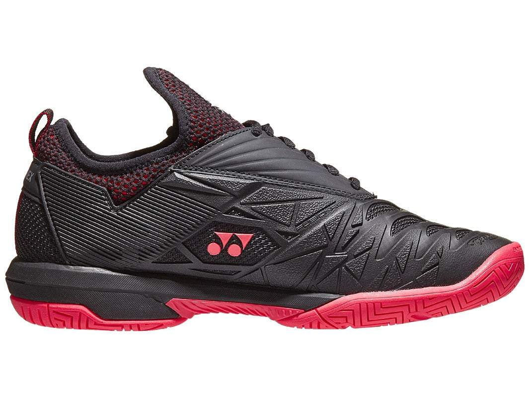 Calzado De Tennis Yonex Fusion Rev 3 Negro/Rojo - Racquet Online