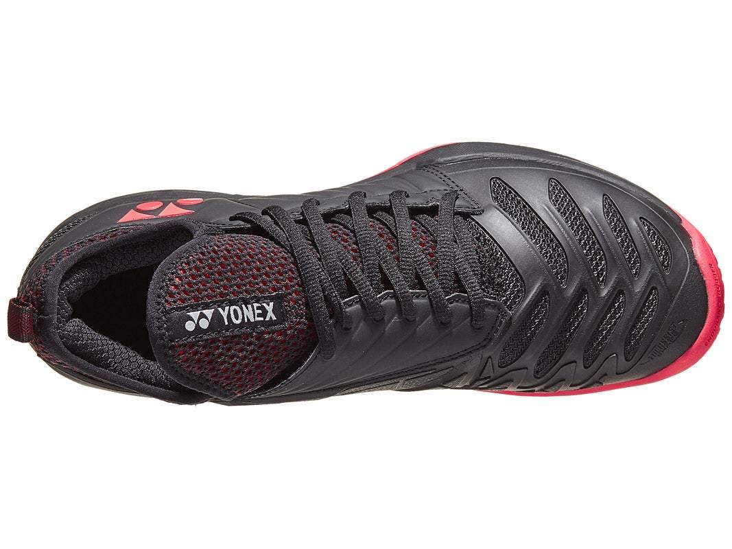 Calzado De Tennis Yonex Fusion Rev 3 Negro/Rojo - Racquet Online
