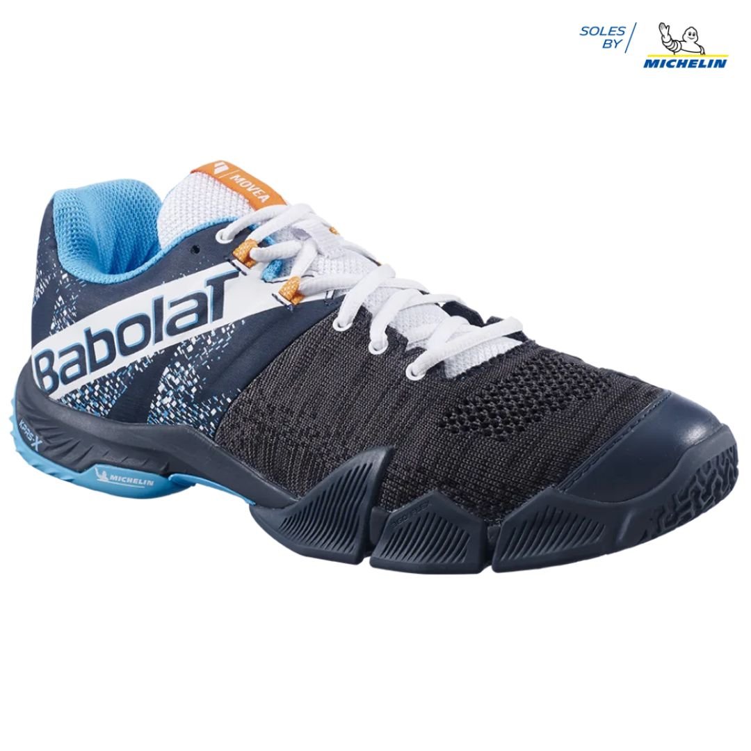Clazado de Padel Babolat Movea Men Gris/Azul Scuba - Racquet Online