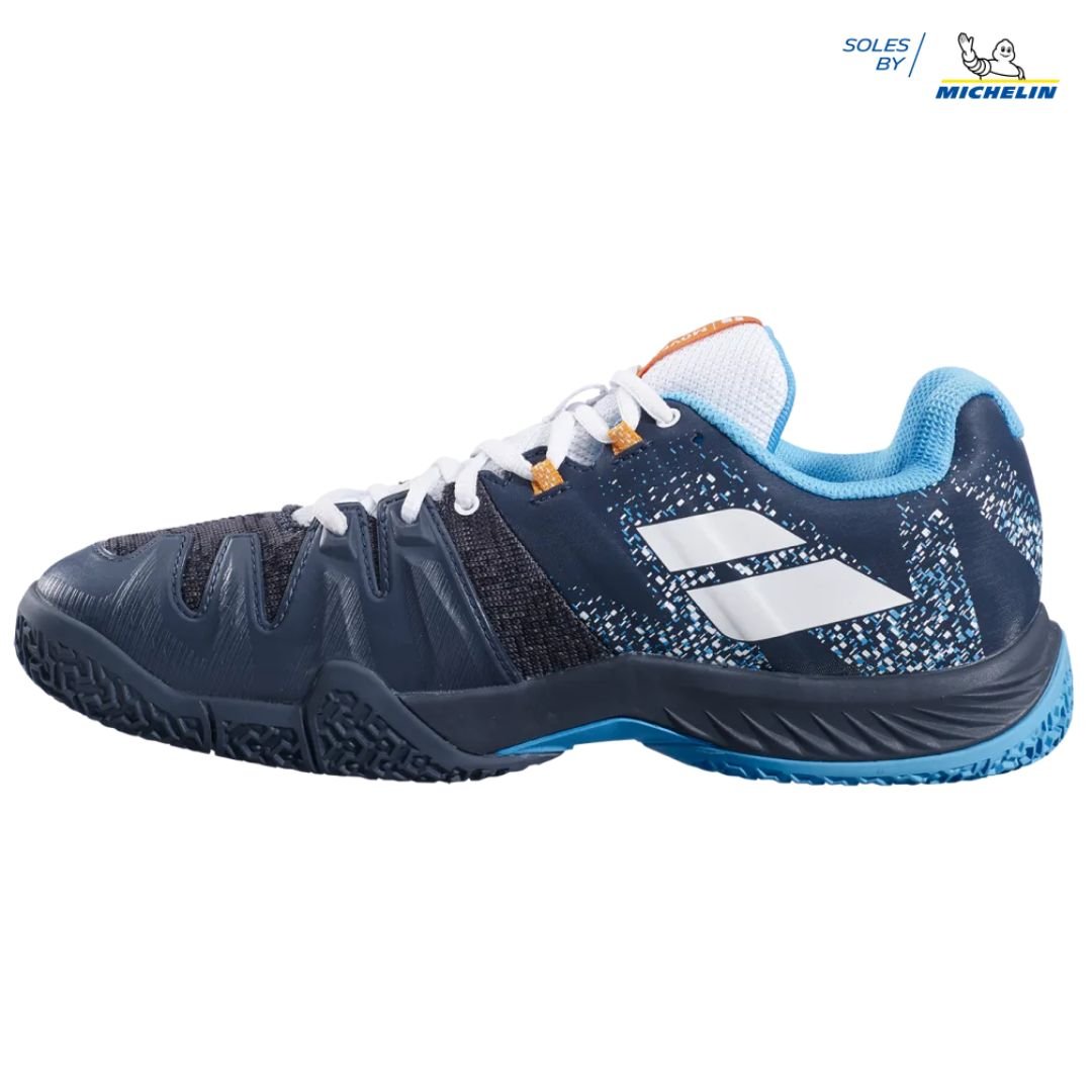 Clazado de Padel Babolat Movea Men Gris/Azul Scuba - Racquet Online
