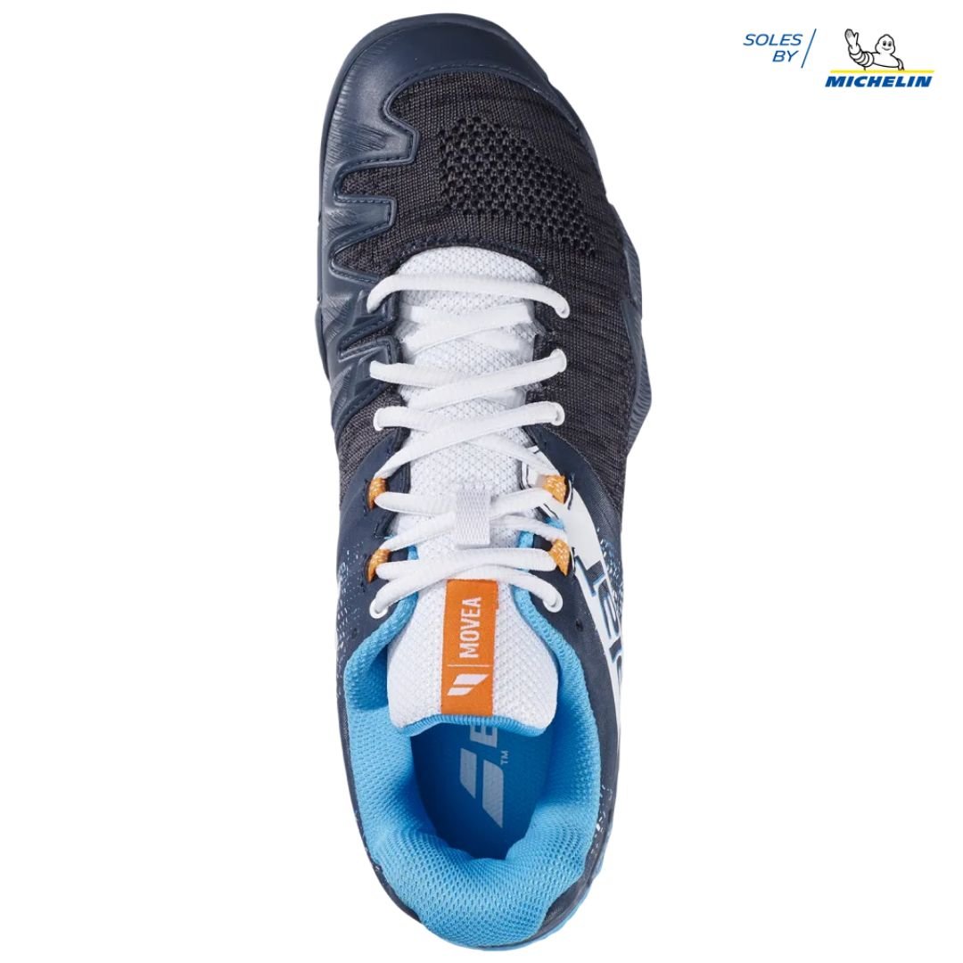 Clazado de Padel Babolat Movea Men Gris/Azul Scuba - Racquet Online